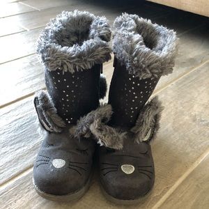 Toddler girl Sz 9 Faux Fur Lined 🐰 Boots
